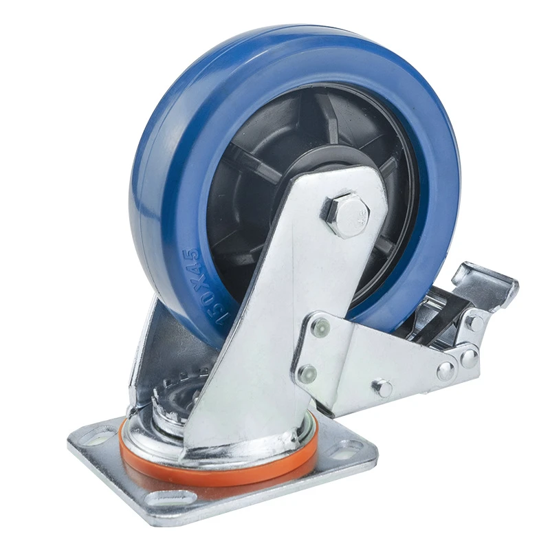 rubber locking casters rubber locking casters