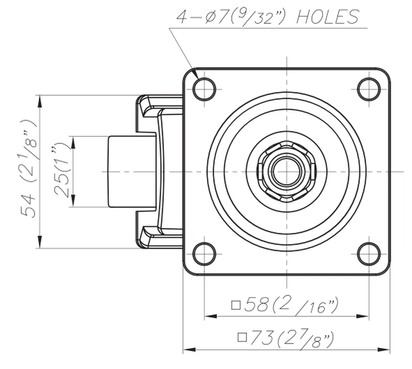 GDNR 60 foot caster GDNR 60 foot caster
