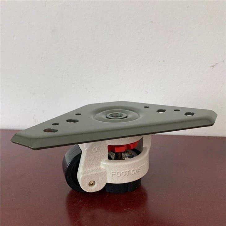height adjustable machine caster
