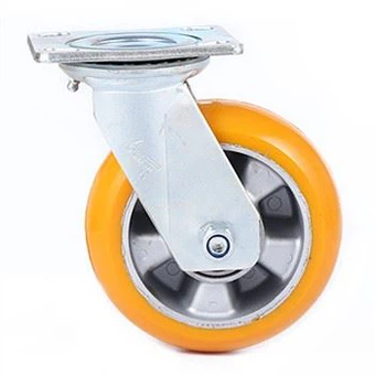 6 inch Round PU Wheels For Industrial Carts