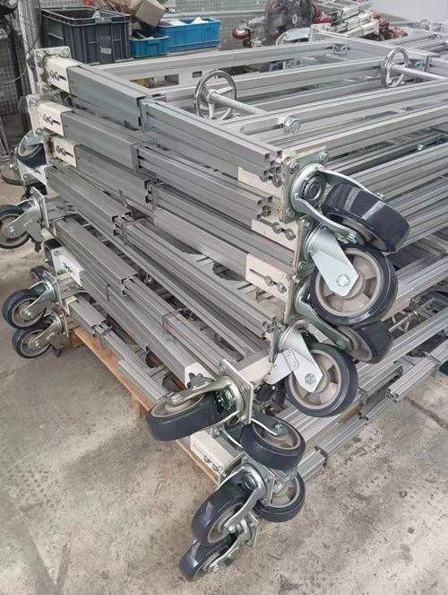 caster wheels installation