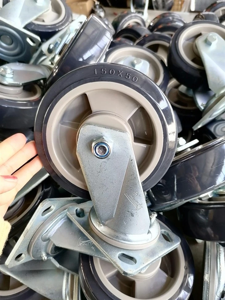 6mm thickness PU casters