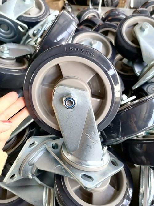 Polyurethane tread Plastic Core Swivel Casters
