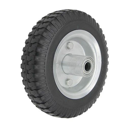 2.50-4 Rubber Flat Free Wheels For Trolley Carts
