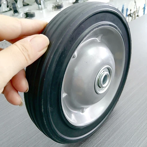 hand trolley solid rubber tires