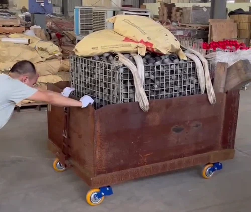 PU casters Pushing Test PU casters Pushing Test