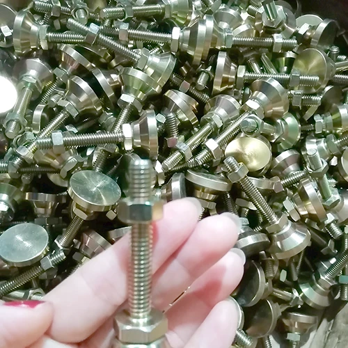 M12 metal leveling feet for packing machines