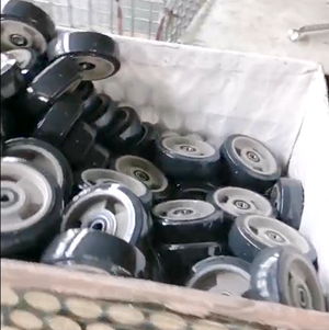 anti loose square plate caster anti loose square plate caster