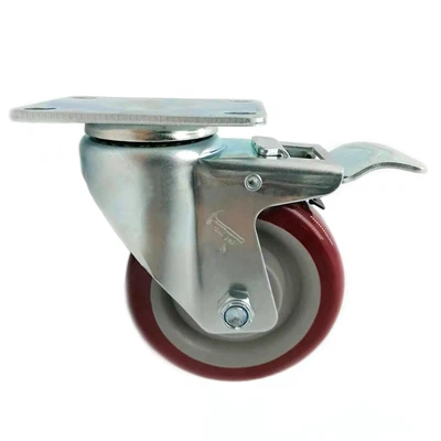 4 Inch PU Wheels For Refrigerator Dolly